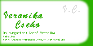 veronika cseho business card